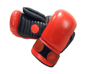 Gants de boxe en cuir bleus et noirs à lacets avec sangle de poignet réglable pour adultes – Équipement d'entraînement de boxe Zipro Industries – Vente en gros 2026 - Product Image 5