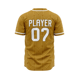 Camiseta de Béisbol Personalizada para Hombre, Estampado Geométrico Completo, 100% Poliéster, Transpirable, Manga Corta, Corte Regular, Uniforme para Todas las Temporadas - Product Image 3