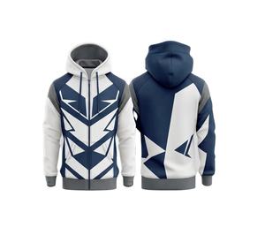 Sudaderas con Capucha Blancas de 400 g/m² con Cierre, Personalizadas con Bordado 3D, Estilo Urbano, Corte Regular, Forro Polar Grueso, para Hombre - Product Image 1