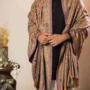 Chal de Pashmina Estampado Premium, Suave, Cálido, Transpirable, Hecho a Mano, Diseño Elegante y Lujoso para Hombre - Product Image 3
