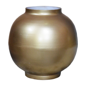 Macetas de Metal Dorado Martillado con Acabado Rústico, Decoraciones de Mesa para Interiores, Macetas y Jardineras para Sala de Estar, Macetas de Hierro de Diseño - Product Image 6