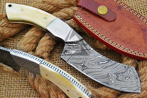 Offre Spéciale – Couteaux à Lame Fixe DIY de Haute Qualité avec Service OEM, Lame en Acier Damas Inoxydable, Manche en Bois, Personnalisable - Product Image 2