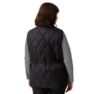 Oferta Caliente: Ropa Urbana de Moda Lisa para Mujer, Tallas Grandes, Diseño sin Mangas, Larga, con Logotipo Personalizado, Tejida, Transpirable y Acolchada - Product Image 3