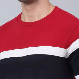 เสื้อสเวตเชิ้ตคอกลมลายทางสีแดงแบบยูนิเซ็กซ์ ทรงลำลองใส่สบาย เหมาะสำหรับฤดูหนาว ผลิตจากผ้าฝ้าย/โพลีเอสเตอร์ เป็นมิตรต่อสิ่งแวดล้อม ระบายอากาศได้ดี - Product Image 4