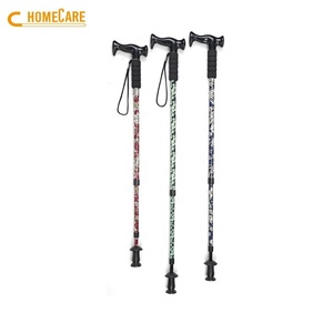 Bastones de aluminio para senderismo, accesorio para caminar, multifuncional, OEM - Product Image 4