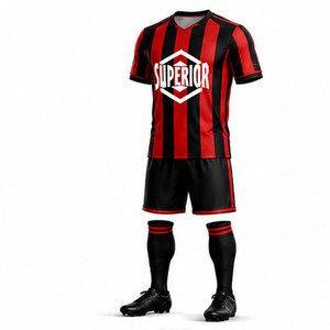 Tenue de football performante avec technologie de tissu à séchage rapide, coutures renforcées, design athlétique moderne et logo d'équipe personnalisé - Product Image 3