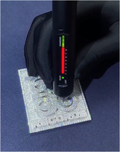 Colgante Geométrico de Moissanita VVS Estilo Hip Hop con Incrustaciones de Diamantes, Colgante Personalizado con Inicial, Nombre o Letra, Joyería de Regalo para Hombres y Mujeres - Product Image 4