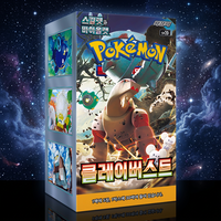 Jeu de cartes à collectionner Pokémon sv2D Clay Burst Édition Coréenne, Boîte de boosters de 30 paquets, tapis de jeu, détails, cartes d'investissement pour enfants, Clay