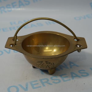Cuenco Decorativo de Latón con Asa para Colgar, para Altar, Rituales, Quemador de Incienso, Meditación y Decoración del Hogar - Product Image 6
