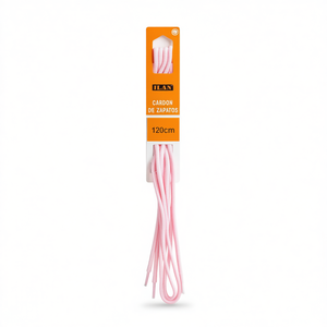Laccio per scarpe Ilan 120 cm colore rosa per sneakers - Product Image 1