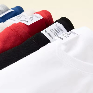 Customized Wholesale Retro Acid-washed Plain Dyed T-shirts <b>Extra</b>-<b>large</b> High-quality Thick 100% Cotton Streetwear High Deman - Product Image 2