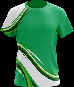 T-shirt de sport pour homme tendance, 100% polyester, imprimé numérique, manches courtes, séchage rapide, graphisme personnalisé - Product Image 4