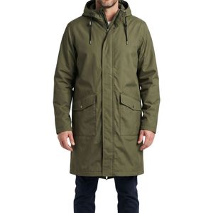 Industrial Sage Green Heavyweight <b>Vinyl</b> Feel Waterproof High-Resistance Professional Grade Safety Gear Rain Coats - Product Image 1