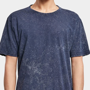 Camiseta Deportiva MOOGIO Personalizada con Lavado Ácido para Hombre, 100% Algodón, Cuello Redondo, Manga Corta, Transpirable, Logotipo Personalizado, MOQ Bajo - Product Image 6