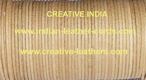 Cordes tressées en coton cireux de couleurs métalliques pour lacets - Product Image 4