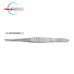 Pinces à dissection Gillies 1x2 dents en acier inoxydable pour la préhension des tissus, la dissection et la chirurgie plastique - Product Image 6
