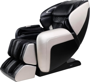 Fauteuil de massage corporel complet de luxe à gravité zéro avec IA de haute technologie - Cuir PU moderne, fonction musicale, écran intelligent et masseur de pieds - Product Image 3