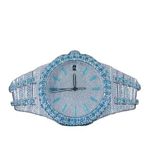 Reloj de Diamantes Moissanite con Incrustaciones de Alta Calidad para Exportación, un Elegante Reloj de Moda para Regalo de Cumpleaños y Aniversario, Disponible al Mejor Precio - Product Image 5