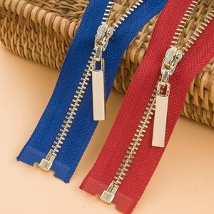 Échantillon gratuit d'usine, livraison rapide, bonne affaire 3 #   Fermetures éclair métalliques de 20 cm à extrémité ouverte pour sacs, manteaux et vêtements - Product Image 4