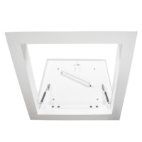 Premium 900x900mm Verzinkte Stahl Isolierte Dachzugangstür Wetterfeste Weiße Quadratische Dachinspektionsluke