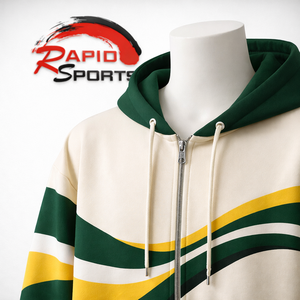 Survêtement Premium RAPID SPORTS 2026 Hiver Sportif Tricoté 100% Polyester Anti-UV Broderie 3D à Capuche Bleu Royal – Vente en Gros - Product Image 4