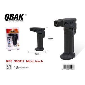 Accendino Elettronico QBAK Micro Torch 11cm per Uso in Cucina, Portatile e Alimentato a Batteria - Product Image 1