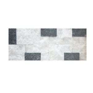 Rectangle Ledger <b>Marble</b> Stone Tile Split Face Modern Calcite Finish Waterproof Exterior Wall Cladding Durable - Product Image 3