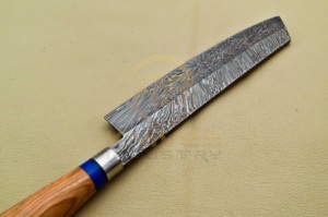 Handmade Damascus Steel Chef <b>Knife</b> <b>Set</b> in Wooden Handle Polished Straight Edge <b>Sharp</b> in Damascus steel - Product Image 5