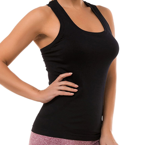 Summer Solid Casual Tank <b>Top</b> for Women Breathable Eco-Friendly Cotton Jersey Sleeveless <b>Top</b> with Front Logo - Product Image 2