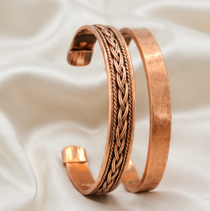 Handcrafted Copper Bangle With Interwoven <b>Rope</b> Pattern Fashionable Metal <b>Bracelet</b> Exquisite Jewelry - Product Image 3