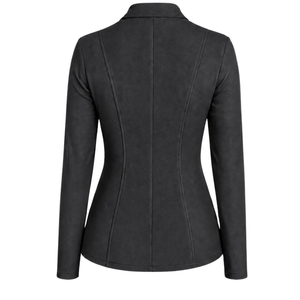 Chaqueta Ecuestre Negra para Mujer, Corte Entallado, Blazer para Montar a Caballo, Chaqueta Profesional para Competencia Ecuestre, Venta al Por Mayor Personalizada - Product Image 2