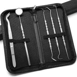 Dental Hygiene Tools Kit Medical Grade Stainless Steel Manual Reusable Dental Instruments Set with <b>Case</b> By Grip Surgical - Product Image 3