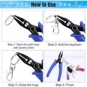 <b>Split</b> <b>Ring</b> Pliers – Professional Jewelry Tool for Opening and Closing <b>Split</b> <b>Rings</b>, Key <b>Rings</b>, and Fishing Tackle for Jewelry Mak - Product Image 3