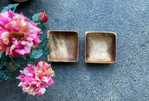 Cuenco Cuadrado de Madera Tallado a Mano, Plato Rústico para Servir Dulces y Chocolate, Cuenco Decorativo - Product Image 2