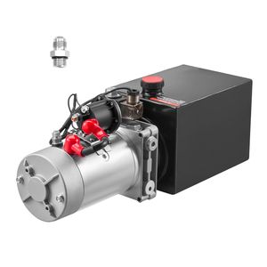 Centralina Idraulica 6 Quarti DC 12V per Rimorchi Ribaltabili, Pressione Massima 3200 PSI, Portata 0.91 GPM, Pompa a Singolo Effetto - Product Image 1