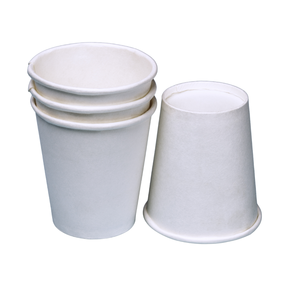 Vasos de Papel de Pared Simple Recubiertos con PE y PLA de Grado Alimenticio |   Vasos higiénicos para bebidas frías y calientes al mejor precio de fabricante indio - Product Image 1