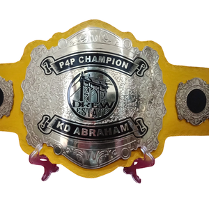 Cinturón de Campeonato de Lucha Libre Personalizado P4P Champion KD Abraham, Trofeo Deportivo de Alta Calidad - Product Image 5