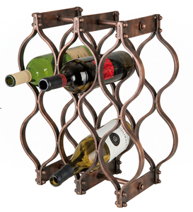 Fancy Design Geometric Wine Bottle Holder Wineglass Holder 5-9 Bottle Capacity Display Stand Home Furniture Wine Bottle Holder - Product Image 3