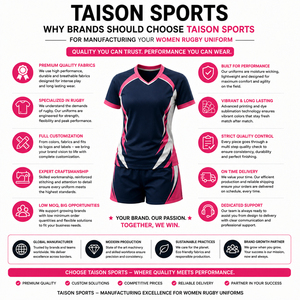 Maillot de rugby personnalisé en polyester maillé 240g de qualité supérieure, respirant, séchage rapide, avec cordon de serrage, bleu pour homme - Product Image 5