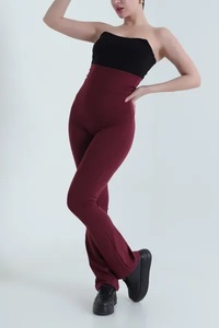EVERGLOW <b>Women's</b> Solid Full Length Yoga <b>Leggings</b> High Waist Seamless Four-Way Stretch Breathable Eco-Friendly Reversible Sports - Product Image 2