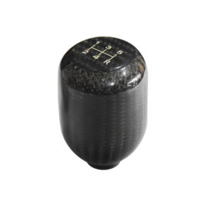 Poignée de levier de vitesses manuelle universelle D1SPEC en fibre de carbone véritable noire, accessoire de tuning intérieur pour voiture de course - Product Image 1