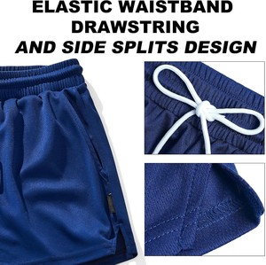 Custom <b>Mens</b> <b>Lounge</b> <b>Shorts</b> Spandex/Polyester Oxford Fabric Elastic Waist Casual Everyday Wear Summer Beach Vacation Relaxed Fit - Product Image 4