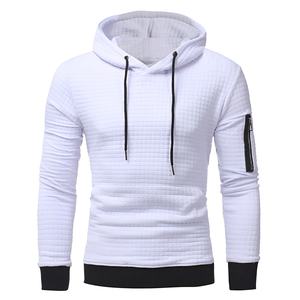 Sweat-shirt pour homme de haute qualité fabriqué au Pakistan, noir et blanc, vêtements d'hiver respirants et imperméables, 100% coton biologique et polyester - Product Image 4