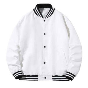 Chaqueta Varsity de Moda con Mangas de Cuero y Lana para Hombre, Chaquetas de Invierno Letterman, Chaquetas Varsity con Logotipo Personalizado Bordado - Product Image 1