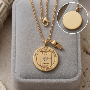 Collier Pendentif Football Thème <span class=keywords><strong>Coupe</strong></span> <span class=keywords><strong>du</strong></span> <span class=keywords><strong>Monde</strong></span> de Football 2026, Personnalisé en Acier Inoxydable, avec Pièce de Monnaie Romaine <span class=keywords><strong>Ancienne</strong></span> - Product Image 3