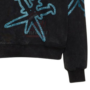 Sudaderas con Pedrería para Hombre, Diseño Personalizado, Tallas Grandes, Servicio OEM a Precio Económico - Product Image 4