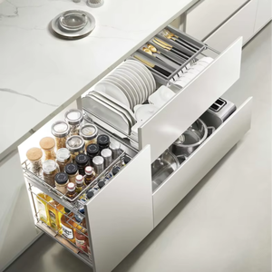 JY Project - Gabinetes de Cocina Modernos de Lujo Personalizados al por Mayor, Juego de Gabinetes de Cocina Modulares de Resina MDF Estándar Americano - Product Image 5