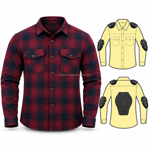 Premium Motorbike <b>Flannel</b> Shirt Featuring Kevlar Lining Practical Styling & Strong Construction For Touring Riding & Casual Wear - Product Image 1