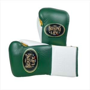 Guantes Profesionales de Boxeo MMA con Agarre para las Manos, Cuero Genuino, Colores Personalizables - Estilo Boxeo Mexicano - Product Image 1