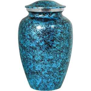 Urna Funeraria de Mármol Pulido Verde Oscuro con Textura Natural Rica para un Tributo Conmemorativo Tranquilo - Product Image 6